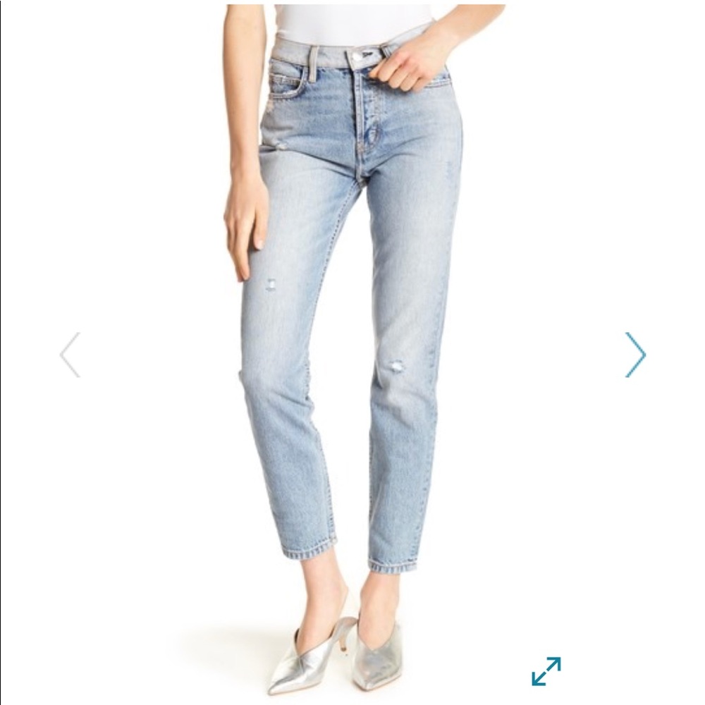 NEW! Current/Elliott High Waist Skinny 100% Cotton Jean